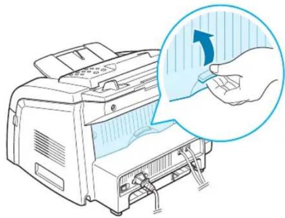 RICOH 2210L - Ausgabefach auf der Rückseite verwenden - 2