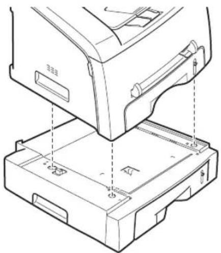 RICOH 2210L - Optionales Magazin installieren - 3