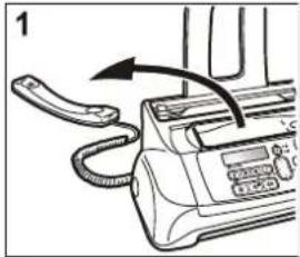 OLIVETTI Fax-Lab 105F - AUSTAUSCH DER DRUCKERPATRONE - 1