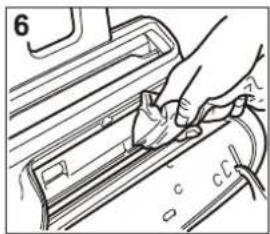 OLIVETTI Fax-Lab 105F - KONTAKTLAMELLEN DER DRUCKERPATRONE REINIGEN - 11