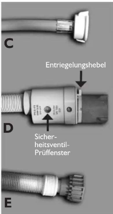 PRIVILEG PWF 6 - Reinigung des Filtersiebs im Wasserzulaufschlauch - 1