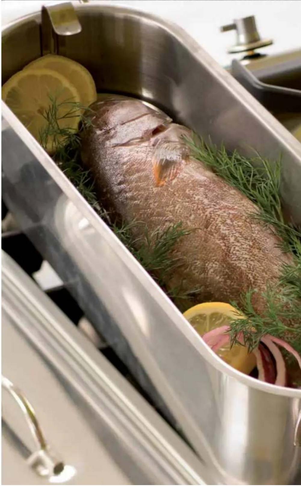 ILVE P965 - STEAMED TROUT WITH DILL & LEMON - 1