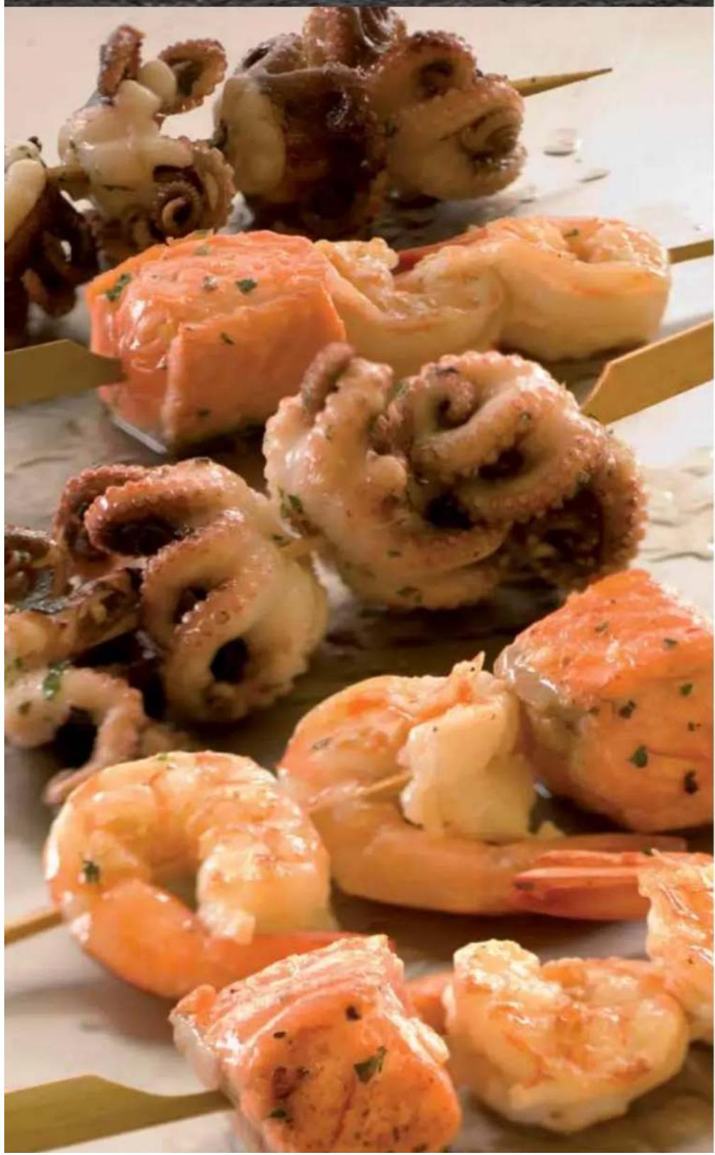 ILVE P965 - MARINATED SEAFOOD SKEWERS - 1
