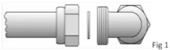 ILVE P965 - It is possible to connect the gas in the following ways: - 1
