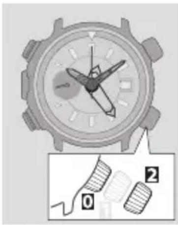 CITIZEN CAL J290 - Setting the time - 1
