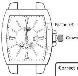 CITIZEN CAL H380 - Correcting the Reference Position - 1