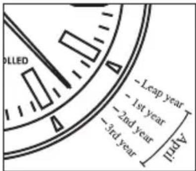 CITIZEN CAL H111 - Setting the Date - 2