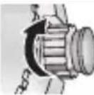 CITIZEN CAL G910 - How to use the screw down crown and screw down push button - 4