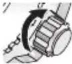 CITIZEN CAL G910 - How to use the screw down crown and screw down push button - 2