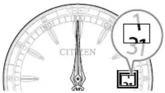 CITIZEN CAL H240 - What is the reference position? - 1