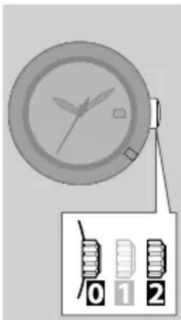 CITIZEN CAL H240 - Checking the time currently shown - 1