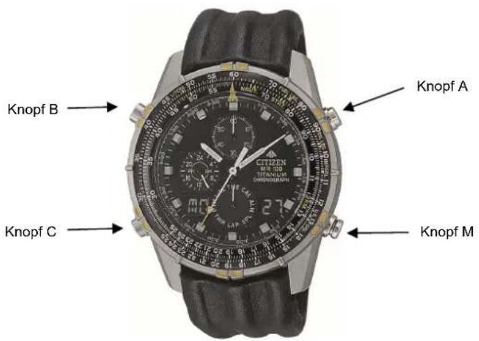 CITIZEN CAL C330 - BEDIENUNGSANLEITUNG Cal. C330 (Kurzform) - 1