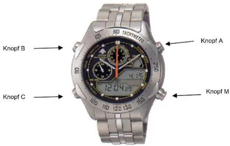 CITIZEN CAL C310 - BEDIENUNGSANLEITUNG Cal. C310 (Kurzform) - 1