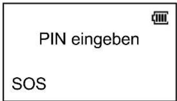 PIN eingeben SOS