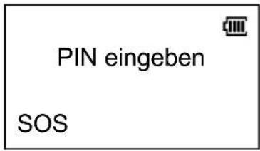 PIN eingeben SOS