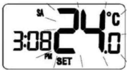 Salus RT500BC - TEMPORAR-MANUELLER MODUS - 1