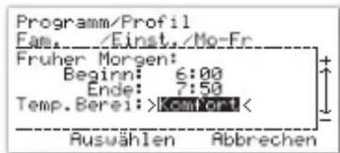 Salus ERT50T TRIAC - Profile: - 6