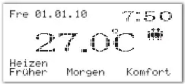 Salus ERT50T TRIAC - Vollständiger Bildschirm: - 1
