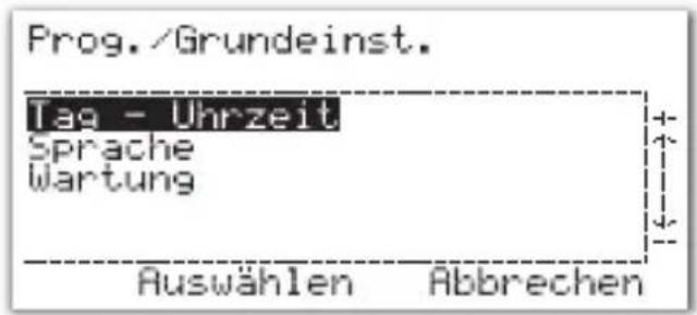 Salus ERT50T TRIAC - Grundeinstellungen - 1
