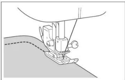 PRIVILEG 61017E - Nähen an Kanten unter 3 mm Abstand - 1