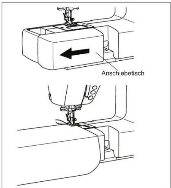 Anschiebetisch
