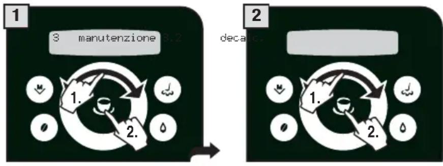 GAGGIA Platinum Swing - MENU «DECALCIFICAZIONE» - 2