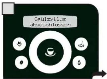 Spülzyklus abeschlossen