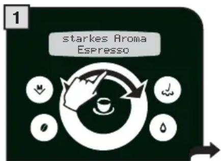 1 starkes Aroma Espresso