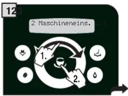 GAGGIA Platinum Swing - EINSTELLUNGEN DER MASCHINE - 2