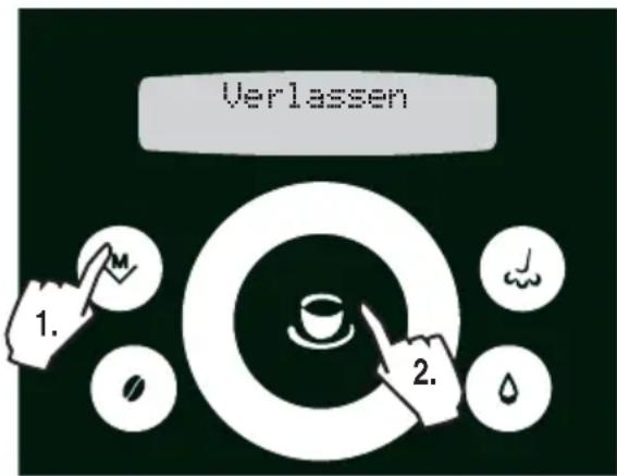 Verlassen 1. 2.