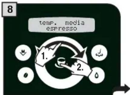 GAGGIA Platinum Swing - PROGRAMMAZIONE DAL MENU "IMPOSTAZIONE BEVANDE" - 9