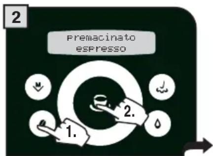 GAGGIA Platinum Swing - INSERIRE UN SOLO MISURINO DI CAFFÈ MACINATO ALLA VOLTA. NON SI POSSONO EROGARE DUE CAFFÈ CONTEMPORANEAMENTE. - 2