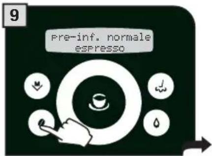GAGGIA Platinum Swing - PROGRAMMAZIONE DAL MENU "IMPOSTAZIONE BEVANDE" - 10