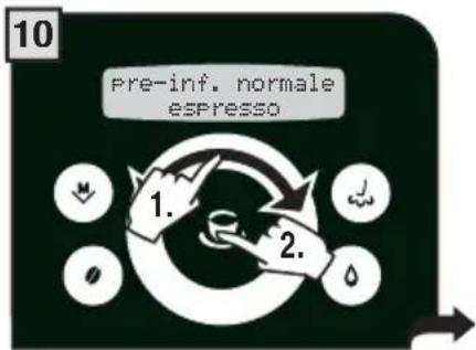 GAGGIA Platinum Swing - PROGRAMMAZIONE DAL MENU "IMPOSTAZIONE BEVANDE" - 11