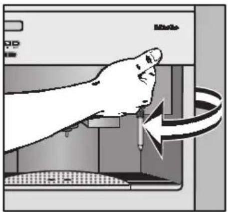 MIELE CVA 645 - Wassertank füllen (nur bei Wassertankbetrieb) - 2