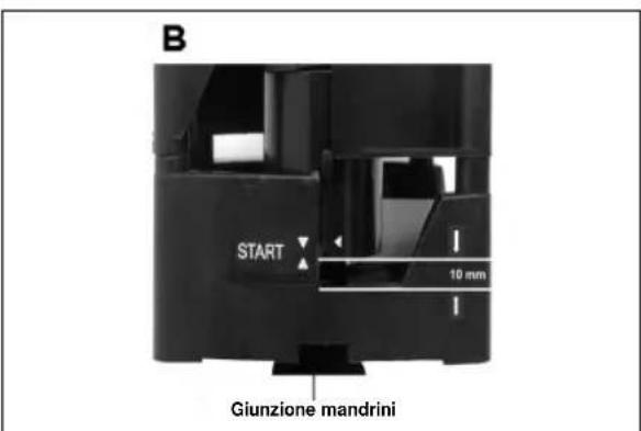 B START 10 mm Giunzione mandrini