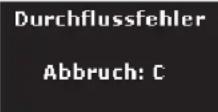 WMF 450 - Durchfl ussfehler - 3