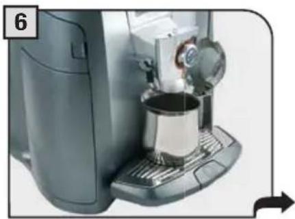 PHILIPS Saeco Primea Touch Cappuccino - clcl0 lavaggi0 circuitl latte - 8