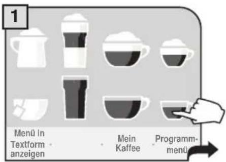 PHILIPS Saeco Primea Touch Cappuccino - PROGRAMMIERUNG ESPRESSO/KAFFEE/LANGER KAFFEE - 1