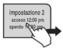 PHILIPS Saeco Primea Touch Cappuccino - Impostazione di un intervallo d'accensione - 1