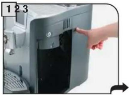 PHILIPS Saeco Primea Touch Cappuccino - REINIGEN DER BRÜHGRUPPE - 1