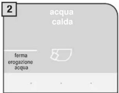 2 acqua calda ferma erogazione acqua