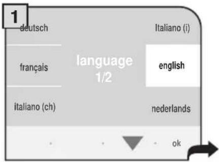 1 deutsch français language 1/2 italiano (ch) Italiano (i) english nederlands ok