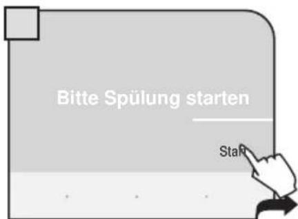 Bitte Spülung starten Sta