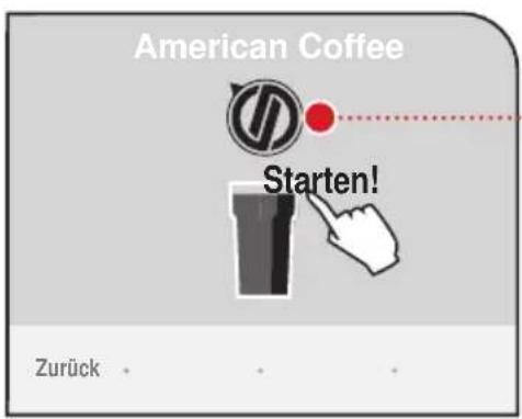 American Coffee Starten! Zurück • • •