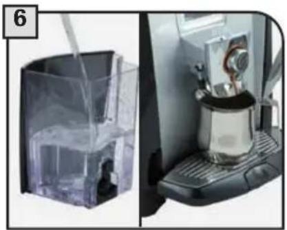 PHILIPS Saeco Primea Cappuccino Duo - ACHTUNG! DIE ENTKALKUNG MUSS INNERHALB VON 24 STUNDEN AB IHRER UNTERBRECHUNG WIEDER AUFGENOMMEN WERDEN. - 9
