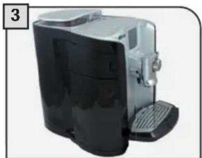 PHILIPS Saeco Primea Cappuccino Duo - MANuELLES ENTLÜFTEN DES WASSERSYSTEMS - 4