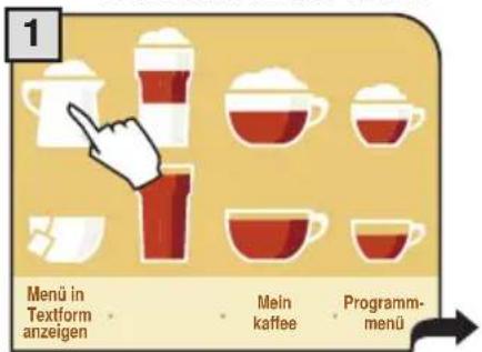 PHILIPS Saeco Primea Cappuccino Duo - AUSGABE HEISSER MILCH - 1