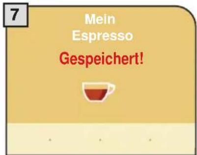 7 Mein Espresso Gespeichert!
