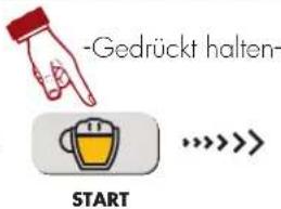 -Gedrückt halten- START